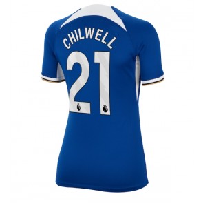 Chelsea Ben Chilwell #21 Replika Hjemmebanetrøje Dame 2023-24 Kortærmet